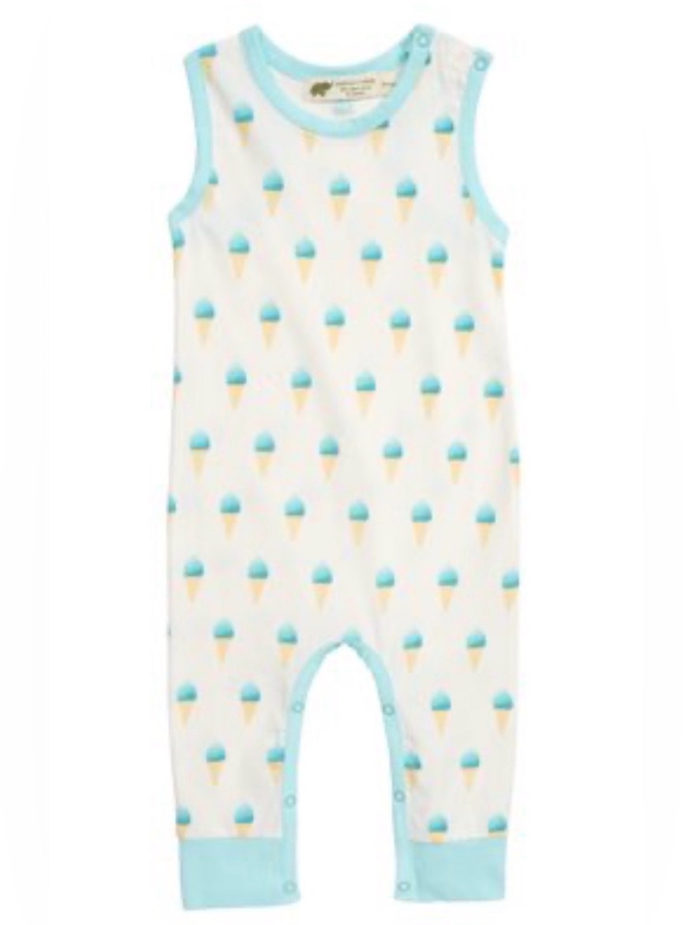 Monica + Andy Blue Ice Cream Romper 3-6 months
